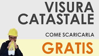 Visura catastale come scaricarla gratuitamente online [upl. by Reivad]