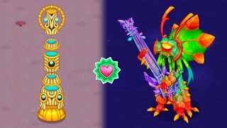 Rare Osstax Epic Arackulele  All Sounds Animations and Comparison My Singing Monsters [upl. by Ademordna41]