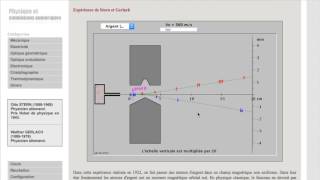 Simulation Animation  lexpérience de Stern et Gerlach précession de Larmor CCP Physique 2016 [upl. by Aierbma896]