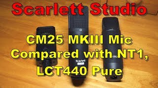 Scarlett Studio CM25 MKIII Microphone [upl. by Orelle]