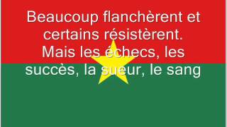 Hymne national du Burkina Faso [upl. by Mumford176]