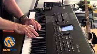 Yamaha Motif XF8 Workstation Keyboard Walkthrough Part One Of Three Video [upl. by Enivid]