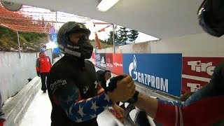 FIBT  2Man Bobsleigh World Cup 20132014  Igls Heat 1 [upl. by Philis]