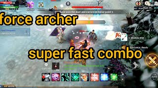 CABAL Mobile PH Battle Mode 3 Synergy Combo Combination Force Archer BM3 Combo FA Slow Motion [upl. by Jorgenson]