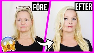 Otrolig Makeover på Mamma  Från medelålders till ungdom på 5 minuter [upl. by Netniuq307]