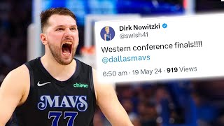 NBA TWITTER REACTS TO DALLAS MAVERICKS BEAT OKC IN GAME 6 AND ADVANCE TO WESTERN CONFERENCE FINALS [upl. by Leipzig]