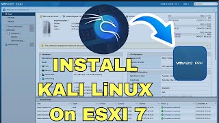 Install Kali Linux on VMware Esxi 7 [upl. by Bozovich]