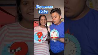 My Sister Vs Me  Who will make the best Doraemon Cake shorts [upl. by Ylecara]