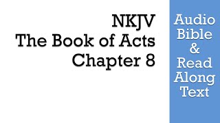 Acts 8  NKJV Audio Bible amp Text [upl. by Naujtna]