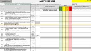 ISO 9001 Audit Checklist [upl. by Sharman780]