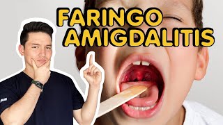 Tratamiento para la faringoamigdalitis🤧Faringoamigdalitis Amígdalas SaludInfantil Pediatría [upl. by Langelo]