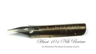 Hunt 101 Calligraphy Nib Review by Master Penman Connie Chen [upl. by Derr]