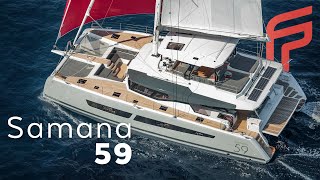 Samana 59 volume elegant design amp one of the largest flybridge in its category [upl. by Savanna632]