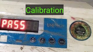 Unitech Weighing Scale Calibration [upl. by Zere]