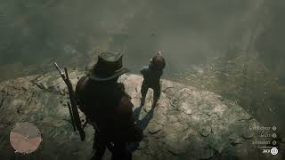 Jack Falls Off A Cliff Red Dead Redemption 2 [upl. by Devaj]