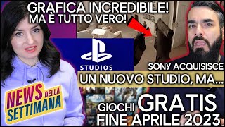 DA NON CREDERE UNRECORD È IL FUTURO DEI VIDEOGIOCHI  SONY ACQUISISCE  GIOCHI GRATIS NEWS [upl. by Tegdirb806]