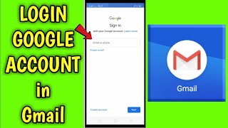 How to Login Google Account in Gmail App [upl. by Allicirp]