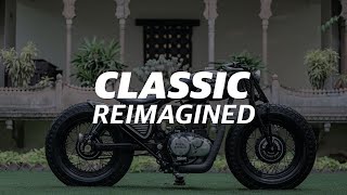 Royal Enfield Classic Reimagined  Custom Build by Rajputana Customs [upl. by Repard834]