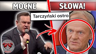 Tarczyński Bez Litości ROZJECHAŁ Tuska Wszystko Szło Na Żywo [upl. by Jemie]