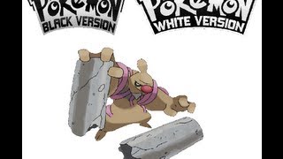 Pokemon BlackWhite  How to get Conkeldurr [upl. by Lonyer]