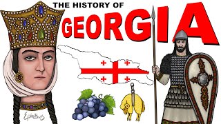 The history of Georgia the Country Explained [upl. by Lubba]