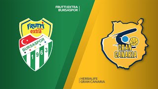 Frutti Extra Bursaspor  Herbalife Gran Canaria Highlights  7DAYS EuroCup RS Round 4 [upl. by Vivl988]