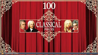 100 Classical Music Pieces  Mozart Chopin Vivaldi Bach Beethoven [upl. by Eva549]