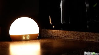 Sunrise Alarm Clock with Soft LED Lights by Brookstone [upl. by Sedrul]