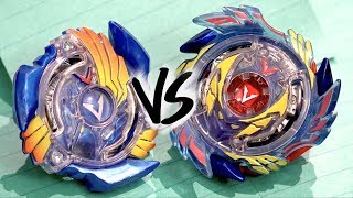 BATTLE Valtryek V2 BV VS Genesis Valtryek V3 6VRb  Beyblade Burst Evolution [upl. by Bradney]