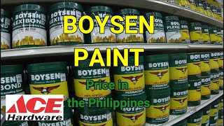 BOYSEN PAINT  BOYSEN FLEXIBOND  BOYSEN LATEX  BOYSEN ROOFGARD  BOYSEN FLATWALL ENAMEL [upl. by Chadabe]