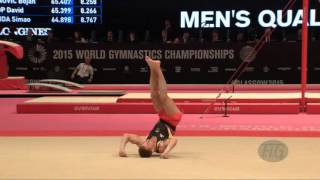 BRETSCHNEIDER Andreas GER  2015 Artistic Worlds  Qualifications Floor Exercise [upl. by Tedric]