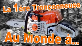 Stihl MS 400 CM  Présentation Test amp Sortie France [upl. by Enajaras]