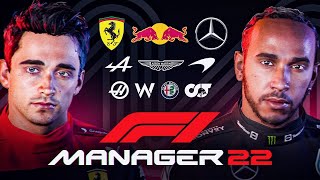 F1 Manager 22 Career Mode Part 1  Team Choice amp FIRST RACE [upl. by Llirrem754]