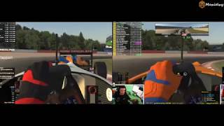 Max Verstappen vs Lando Norris onboards｜iRacing｜Real Racers Never Quit [upl. by Dnalrah]