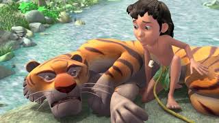 Jungle Book 2 Cartoon for kids English Story  Stranded Mega Episode  Mowgli adventure [upl. by Sivia336]