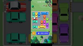 Car parking jam unblock car Level 215 shorts games gaming gameplay [upl. by Ijneb]