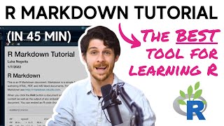 R Markdown TUTORIAL  A powerful tool for LEARNING R IN 45 MINUTES [upl. by Yennek]