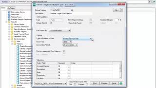 Sage 100 — How to reconcile the trial balance [upl. by Older]