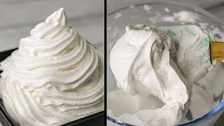 How To Whip Cream  Stiff Peaks Whipped Cream  How To Make Whipped Cream  Yummy [upl. by Rutan]