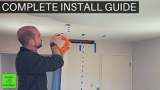 How To Install Ceiling Light Without Existing Wiring [upl. by Selie372]