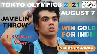 Neeraj Chopra Wins Gold  Tokyo Olympics 2021 Javelin Final Score Update  Akash Verma [upl. by Amaj533]