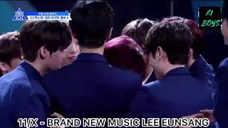 Produce X 101 Final Rank 111 Debut Announcement [upl. by Sadnak]