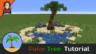 Minecraft Building Tutorial  How to build Palm Trees [upl. by Ilagam]