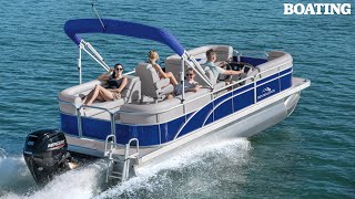 2021 Bennington 22 SVSR Boating Review 👍 SV Line of Pontoon Boats [upl. by Atteuqal]