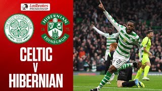 Celtic 42 Hibernian  Goals from Rogic amp Ntcham See Celtic Past Hibs  Ladbrokes Premiership [upl. by Lonne]