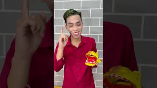 LNF  Đồ chơi khám răng cá sấu nhỏ to amp khổng lồ  Crocodile dental toy Noob Pro Hacker shorts [upl. by Nylirej]