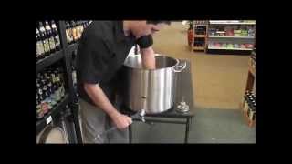 How To Install Weldless Bulkhead amp Thermometer Into Brewing Kettle [upl. by Scherle863]