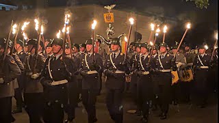 Yorckscher Marsch Einmarsch des Wachbataillons beim Großen Zapfenstreich 28082023  Bundeswehr [upl. by Parent358]