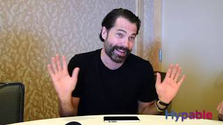 Wynonna Earp at SDCC 2018 Tim Rozon interview [upl. by Erait]