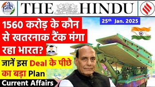 25 January 2025  The Hindu Newspaper Analysis  25 Jan 2025 Current Affairs  Daily Current Affairs [upl. by Natam]